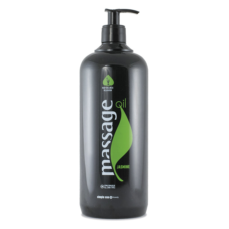 Ulei De Masaj Pentru Corp Cu Aroma De Iasomie - Massage Oil Jasmine 1000ml - SIMPLE USE - HNIcosmetice.ro