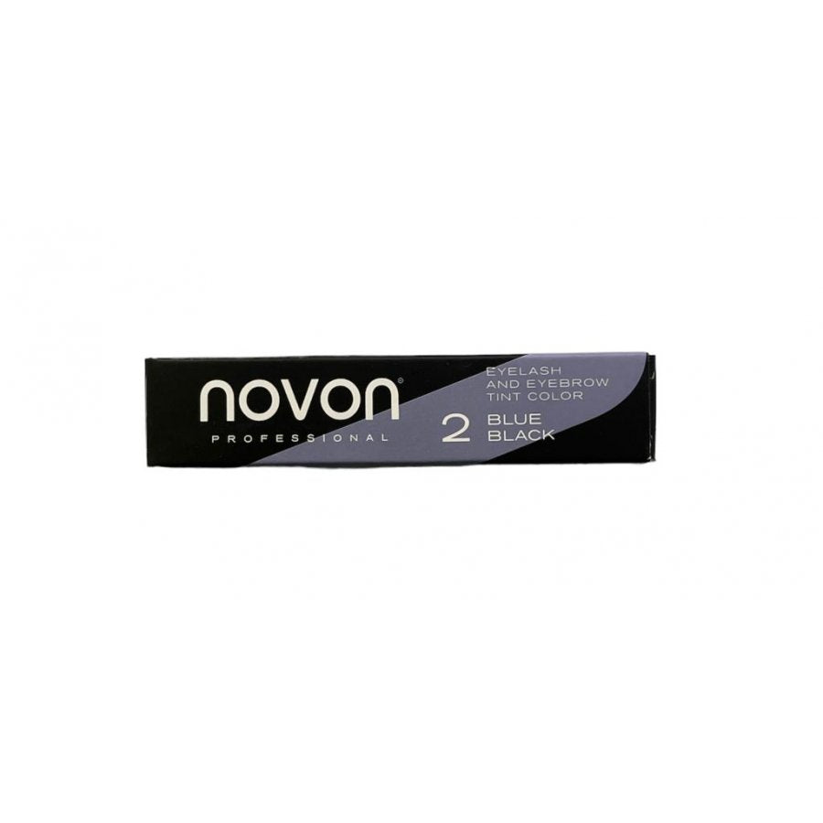 Vopsea de Gene si Sprancene - Eyebrow&Eyelash Tint 2 Blue Black 15ml - Novon