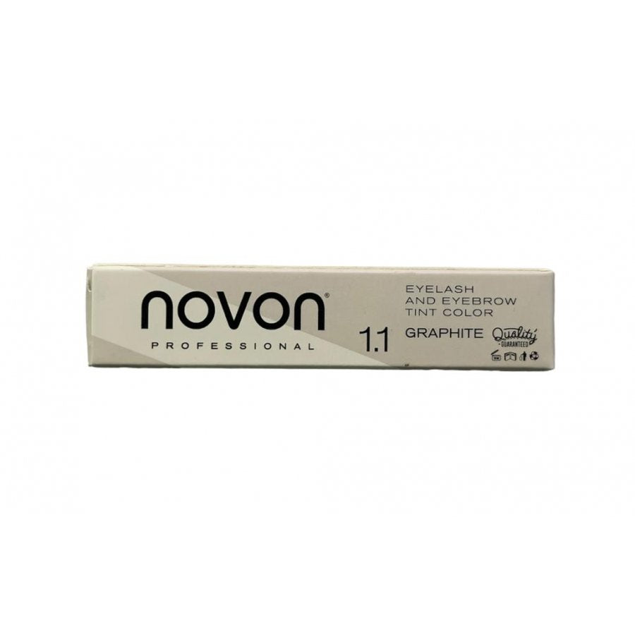 Vopsea de Gene si Sprancene - Eyebrow&Eyelash Tint 1.1 Graphite 15ml - Novon