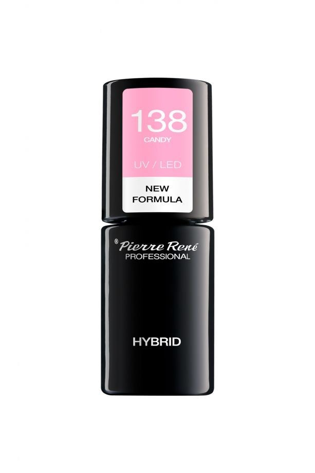 Oja Semipermanenta - Color Hybrid New Formula Candy Nr. 138 6ml - Pierre Rene - HNIcosmetice.ro