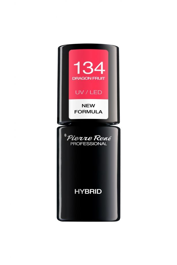 Oja Semipermanenta - Color Hybrid New Formula Dragon Fruit Nr. 134 6ml - Pierre Rene - HNIcosmetice.ro