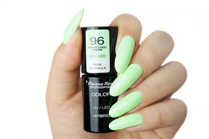 Oja Semipermanenta - Color Hybrid New Formula Unmatched Green Nr. 96 6ml - Pierre Rene