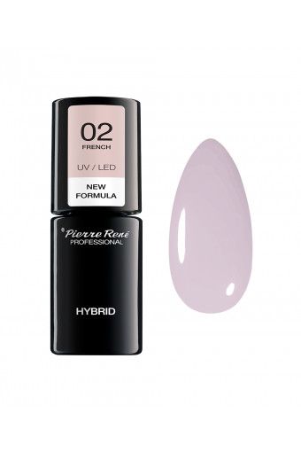 Oja Semipermanenta - Color Hybrid Polish Nr. 02 French 6ml - Pierre Rene - HNIcosmetice.ro