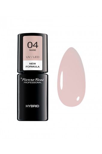 Oja Semipermanenta - Color Hybrid Polish Nr. 04 Nude 6ml - Pierre Rene - HNIcosmetice.ro