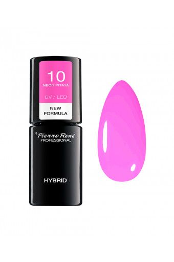 Oja Semipermanenta - Color Hybrid Polish Nr. 10 Neon Pitaya 6ml - Pierre Rene
