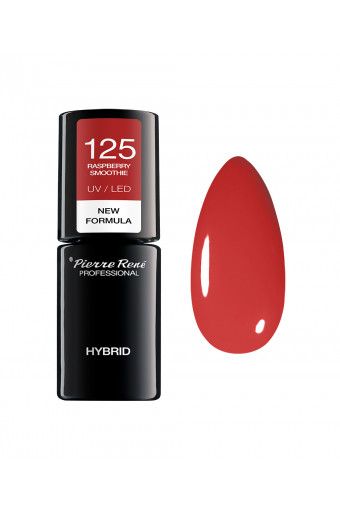 Oja Semipermanenta - Color Hybrid Polish Nr. 125 Raspberry Smoothie 6ml - Pierre Rene - HNIcosmetice.ro