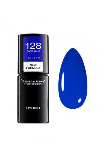 Oja Semipermanenta - Color Hybrid Polish Nr. 128 Paris Blue 6ml - Pierre Rene