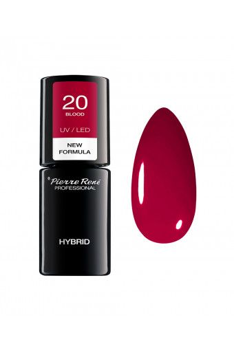 Oja Semipermanenta - Color Hybrid Polish Nr. 20 Blood 6ml - Pierre Rene - HNIcosmetice.ro