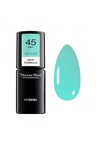 Oja Semipermanenta - Color Hybrid Polish Nr. 45 Mint 6ml - Pierre Rene - HNIcosmetice.ro