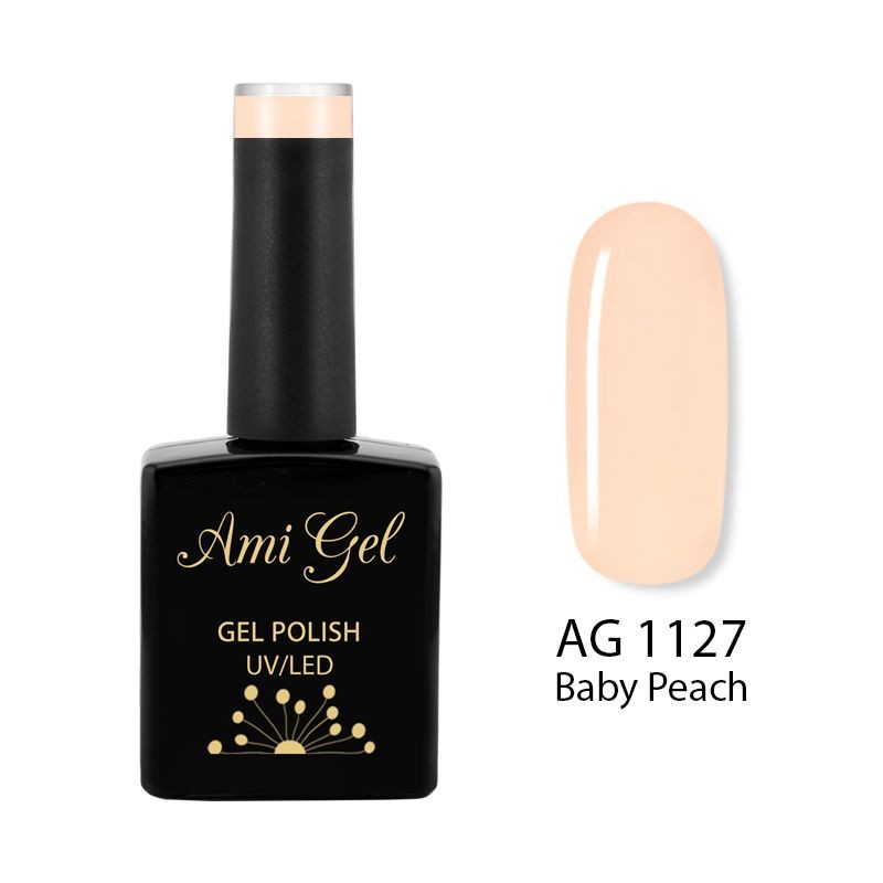 Oja Semipermanenta - Multi Gel Color - The One Baby Peach AG1127 14ml - Ami Gel - HNIcosmetice.ro