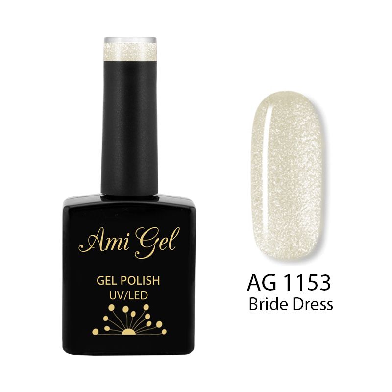 Oja Semipermanenta - Multi Gel Color - The One Bride Dress AG1153 14ml - Ami Gel - HNIcosmetice.ro