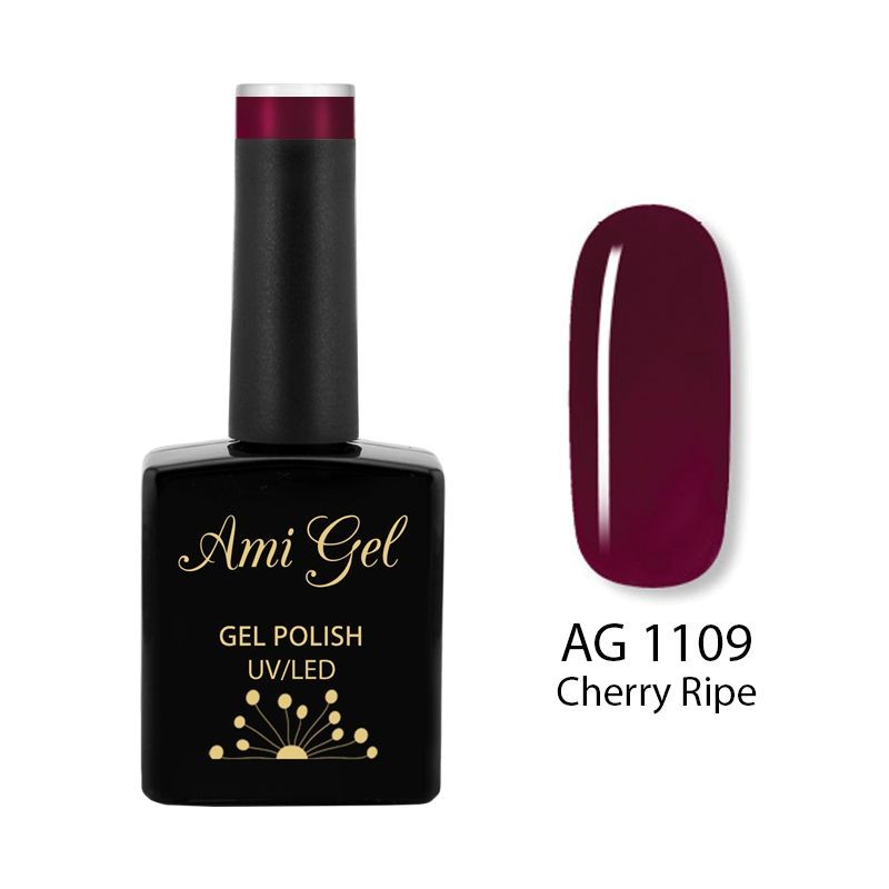 Oja Semipermanenta - Multi Gel Color - The One Cherry Ripe AG1109 14ml - Ami Gel - HNIcosmetice.ro