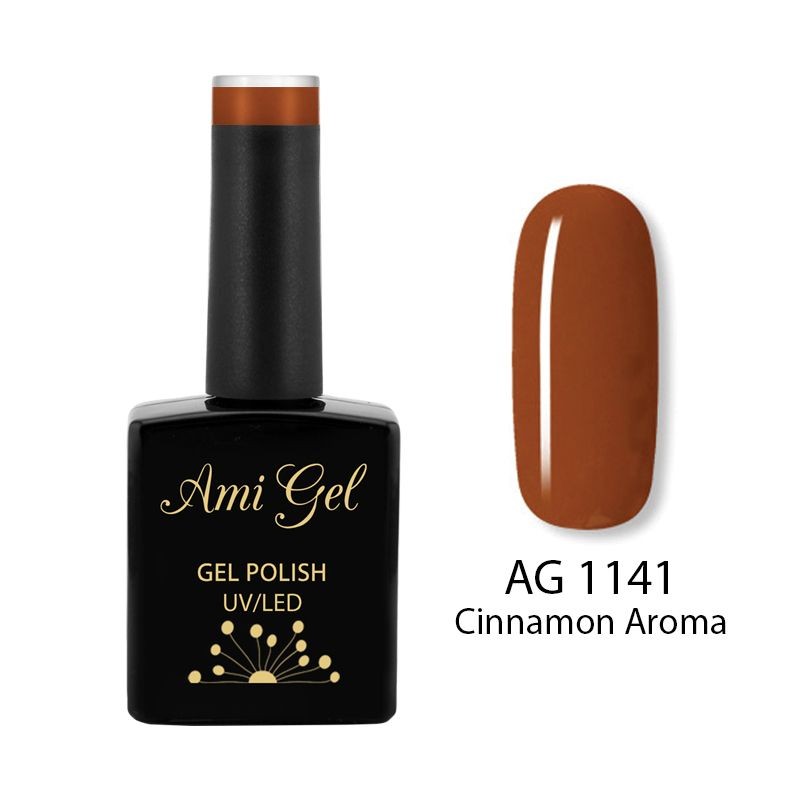 Oja Semipermanenta - Multi Gel Color - The One Cinnamon Aroma AG1141 14ml - Ami Gel - HNIcosmetice.ro