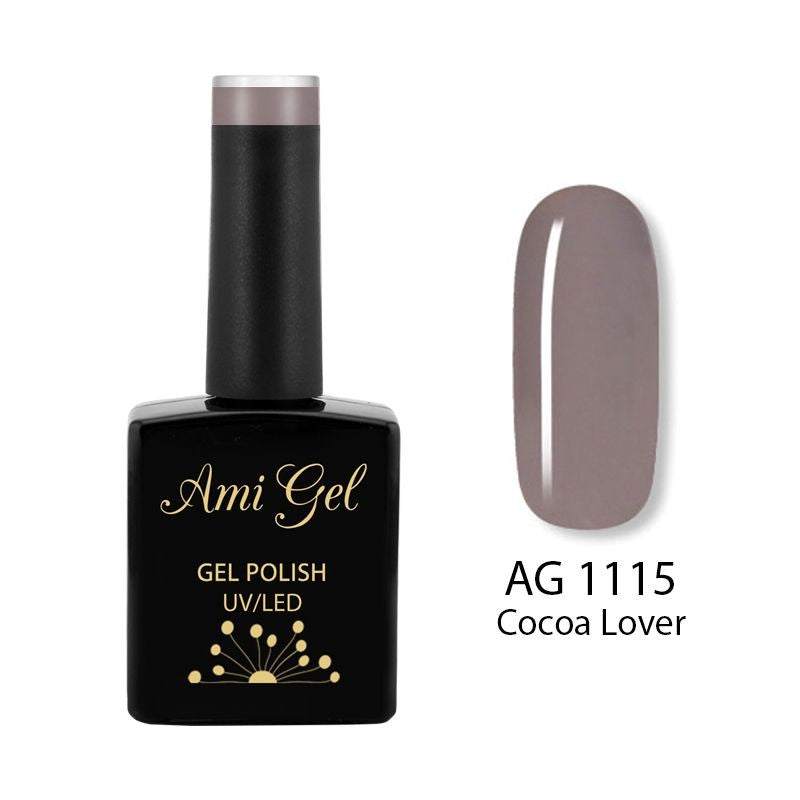 Oja Semipermanenta - Multi Gel Color - The One Cocoa Lover AG1115 14ml - Ami Gel - HNIcosmetice.ro