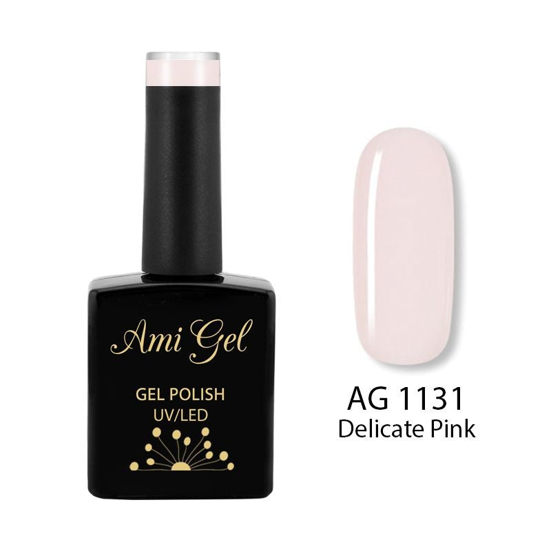 Oja Semipermanenta - Multi Gel Color - The One Delicate Pink AG1131 14ml - Ami Gel - HNIcosmetice.ro