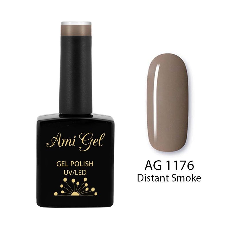Oja Semipermanenta - Multi Gel Color - The One Distant Smoke AG1176 14ml - Ami Gel - HNIcosmetice.ro