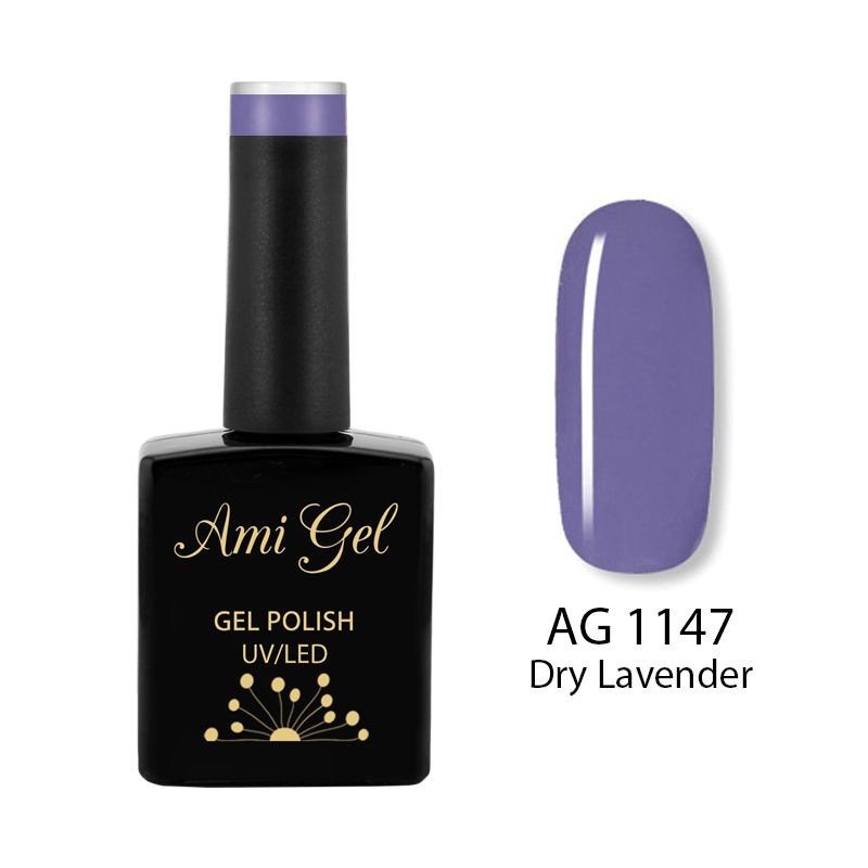 Oja Semipermanenta - Multi Gel Color - The One Dry Lavender AG1147 14ml - Ami Gel - HNIcosmetice.ro