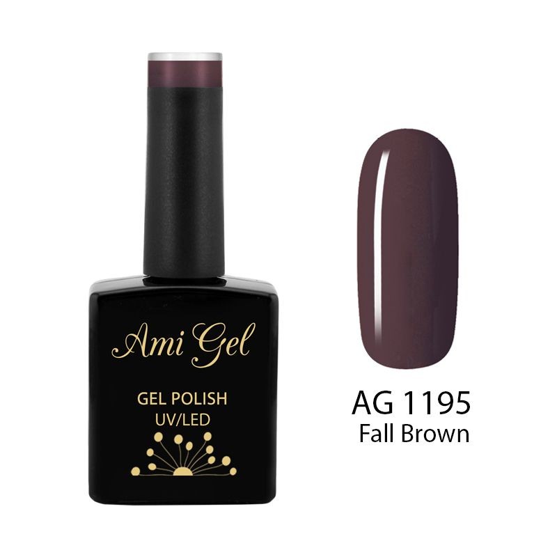 Oja Semipermanenta - Multi Gel Color - The One Fall Brown AG1195 14ml - Ami Gel - HNIcosmetice.ro