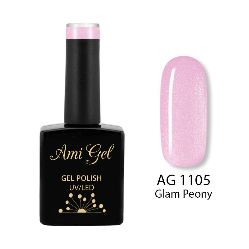 Oja Semipermanenta - Multi Gel Color - The One Glam Peony AG1105 14ml - Ami Gel - HNIcosmetice.ro