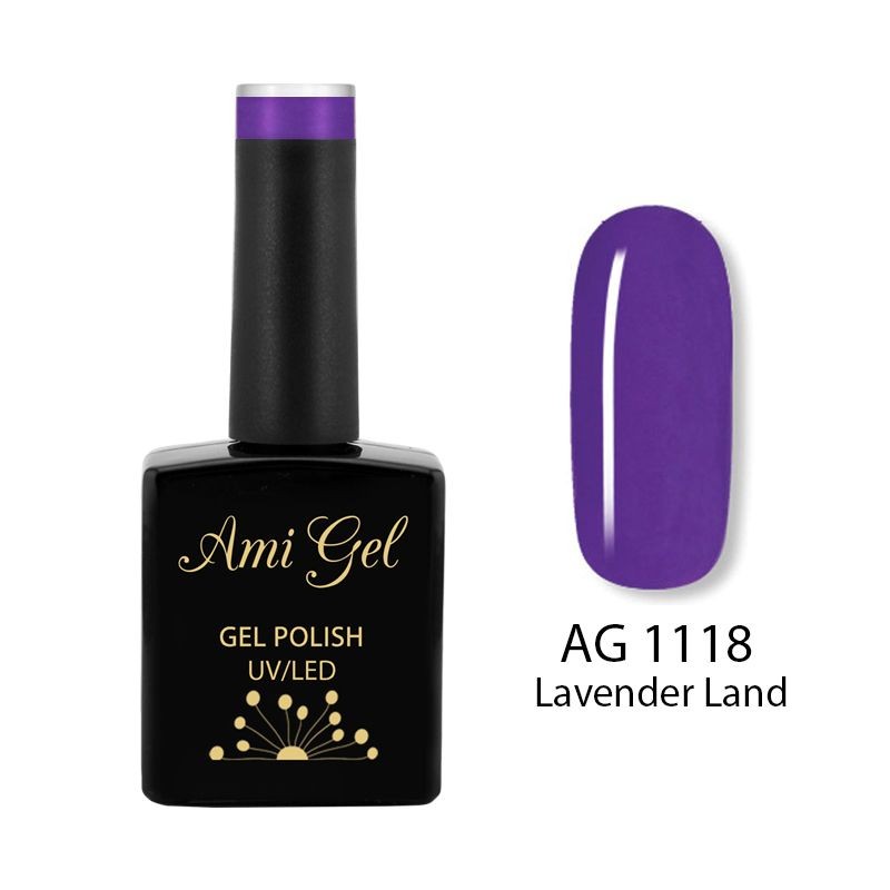 Oja Semipermanenta - Multi Gel Color - The One Lavender Land AG1118 14ml - Ami Gel - HNIcosmetice.ro