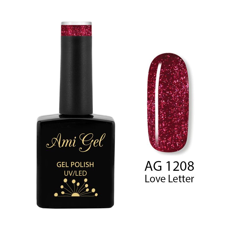 Oja Semipermanenta - Multi Gel Color - The One Love Letter AG1208 14ml - Ami Gel - HNIcosmetice.ro