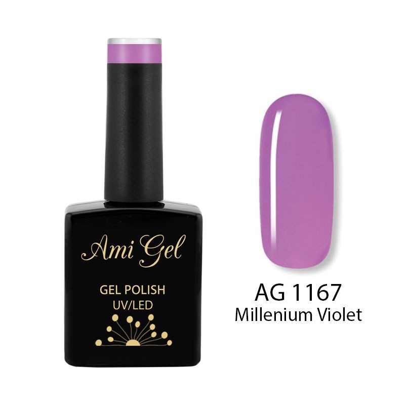 Oja Semipermanenta - Multi Gel Color - The One Millenium Violet AG1167 14ml - Ami Gel - HNIcosmetice.ro