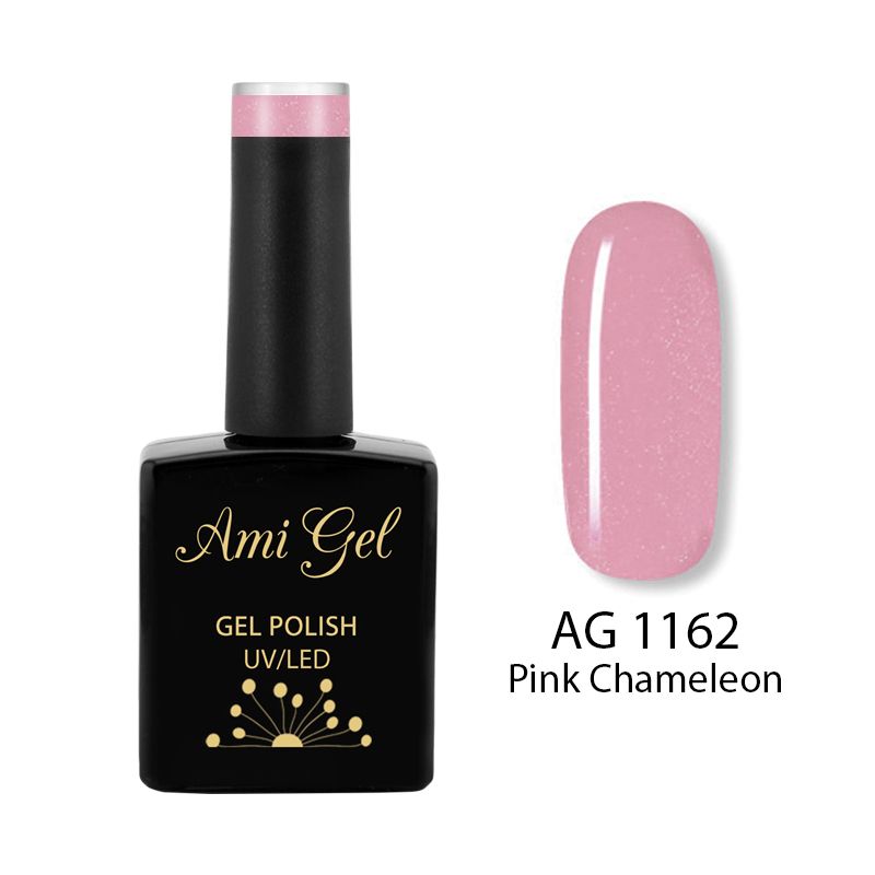 Oja Semipermanenta - Multi Gel Color - The One Pink Chameleon AG1162 14ml - Ami Gel - HNIcosmetice.ro