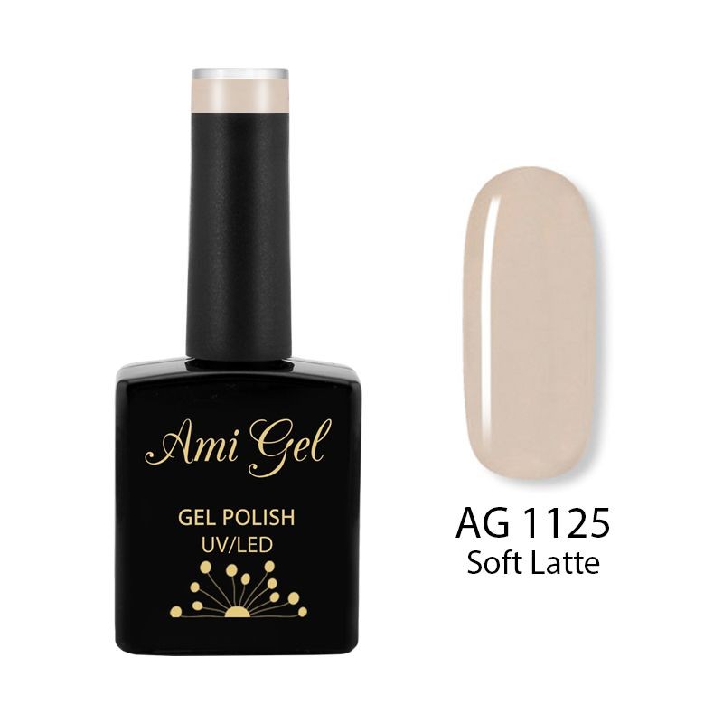 Oja Semipermanenta - Multi Gel Color - The One Soft Latte AG1125 14ml - Ami Gel - HNIcosmetice.ro