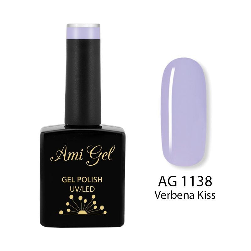 Oja Semipermanenta - Multi Gel Color - The One Verbena Kiss AG1138 14ml - Ami Gel - HNIcosmetice.ro