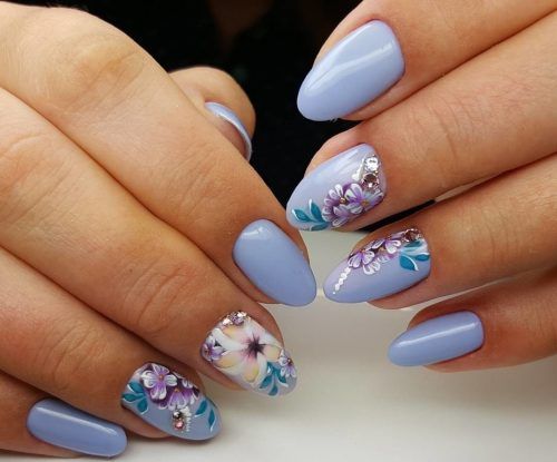 Oja Unghii Profesionala - Nail Polish Milky Blue Nr.308 11ml - PIERRE RENE - HNIcosmetice.ro