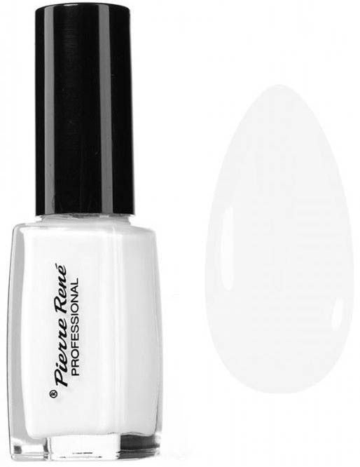 Oja Unghii Profesionala - Nail Polish Pure White Nr.309 11ml - PIERRE RENE - HNIcosmetice.ro