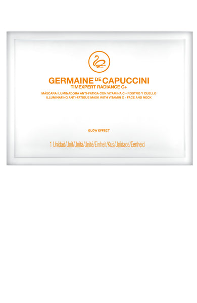 Masca Iluminatoare Anti-Oboseala cu Vitamina C  Fata-Gat - Timexpert Radiance C+ Glow Efect Illuminating Anti-Fatique Mask with Vitamin C Face And Neck 6x33ml - PRO Germaine de Capuccini
