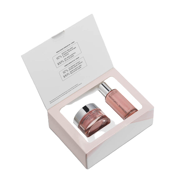 Set Facial Anti-rid cu Peptide, Colagen si SPF30+ pentru Ten Uscat - Timexpert Wrink-Less Serum Pro-Collagen 50ml  + Pro-Collagen Cream Rich SPF30+ 50ml  Set - PP Germaine de Capuccini