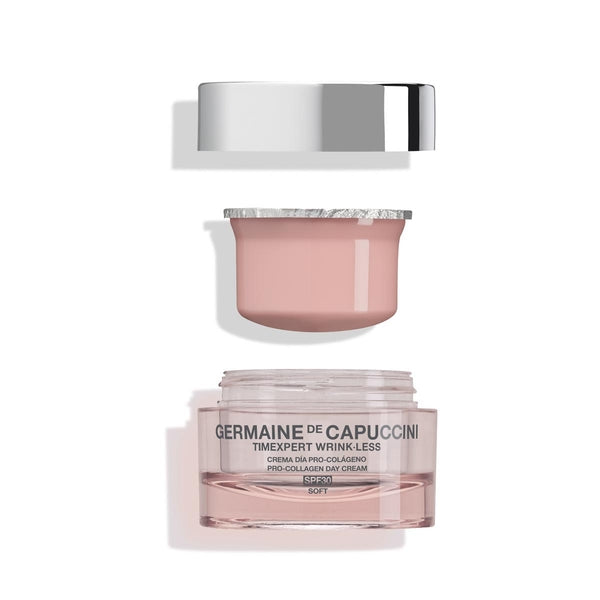 Rezerva Crema de Fata cu Colagen si Peptide Soft SPF30+ - Timexpert Wrink-Less Pro-Collagen Day Cream SPF30+ Soft Refill 50ml - PP Germaine de Capuccini