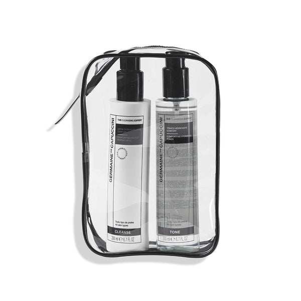 Set Facial Hidratant de Curatare - The Cleansing Expert Comforting Removal Milk 200ml + Comforting Hydrating Toner 200ml Set - PP Germaine de Capuccini