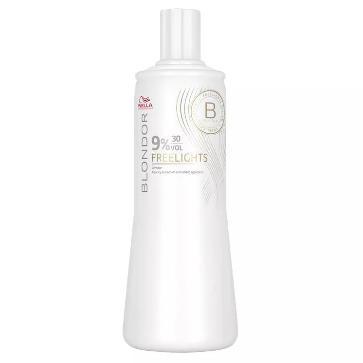 Oxidant - Activator Blondor Freelights 30 vol 9% 1000ml - Wella - HNIcosmetice.ro