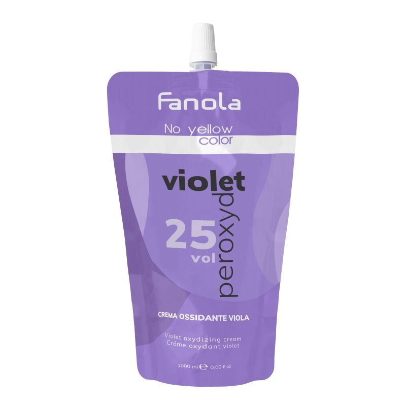 Oxidant - Cream Oxydant Violet 25 Vol - No Yellow 1000ml - Fanola