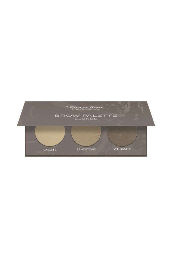 Paleta pentru Sprancene Blond - Brow Palette Nr. 01 Blonde 3x1.3gr - Pierre Rene - HNIcosmetice.ro