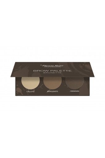 Paleta pentru Sprancene Brunet - Brow Palette Nr. 03 Brunette 3x1.3gr - Pierre Rene - HNIcosmetice.ro