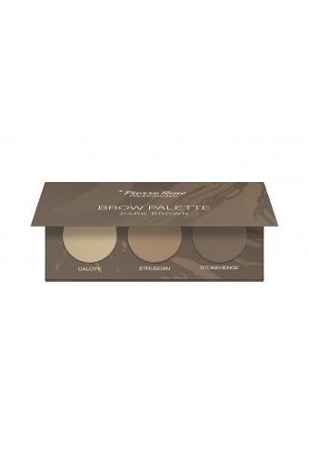 Paleta pentru Sprancene Maro Inchis - Brow Palette Nr. 02 Dark Brown - Pierre Rene