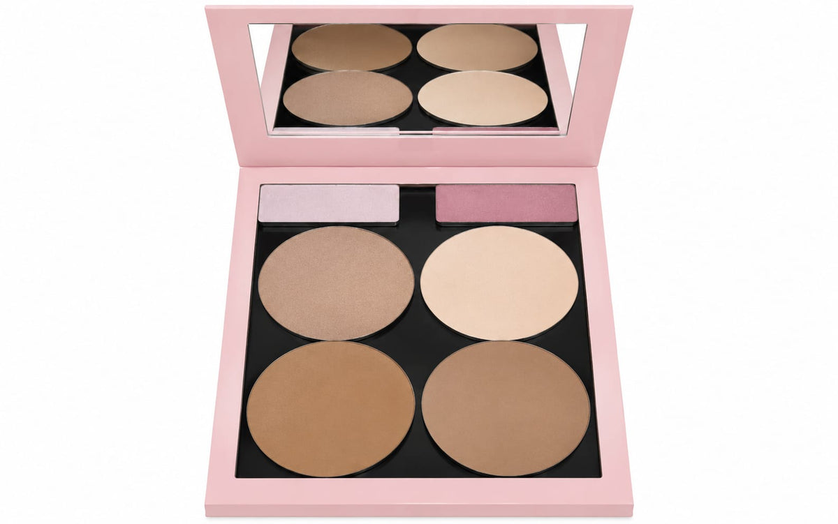 Paleta Mix Pudra+Blush Set & Bloom 6 Shades - Miyo by Hnicosmetice