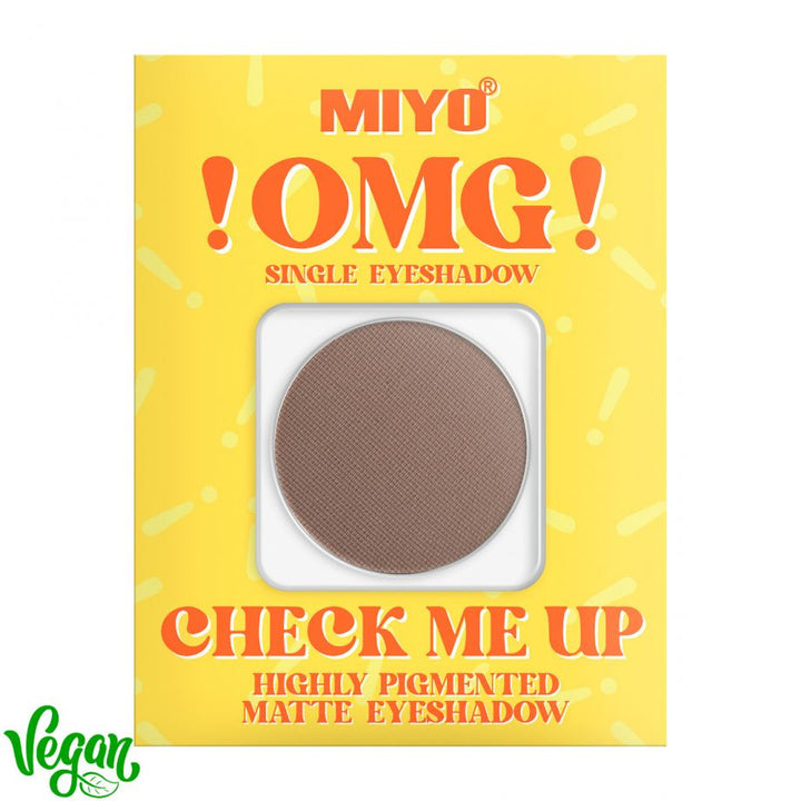 Pastila Rezerva Fard de Pleoape - OMG Matte Eyeshadow Brownie Nr. 14 - Miyo