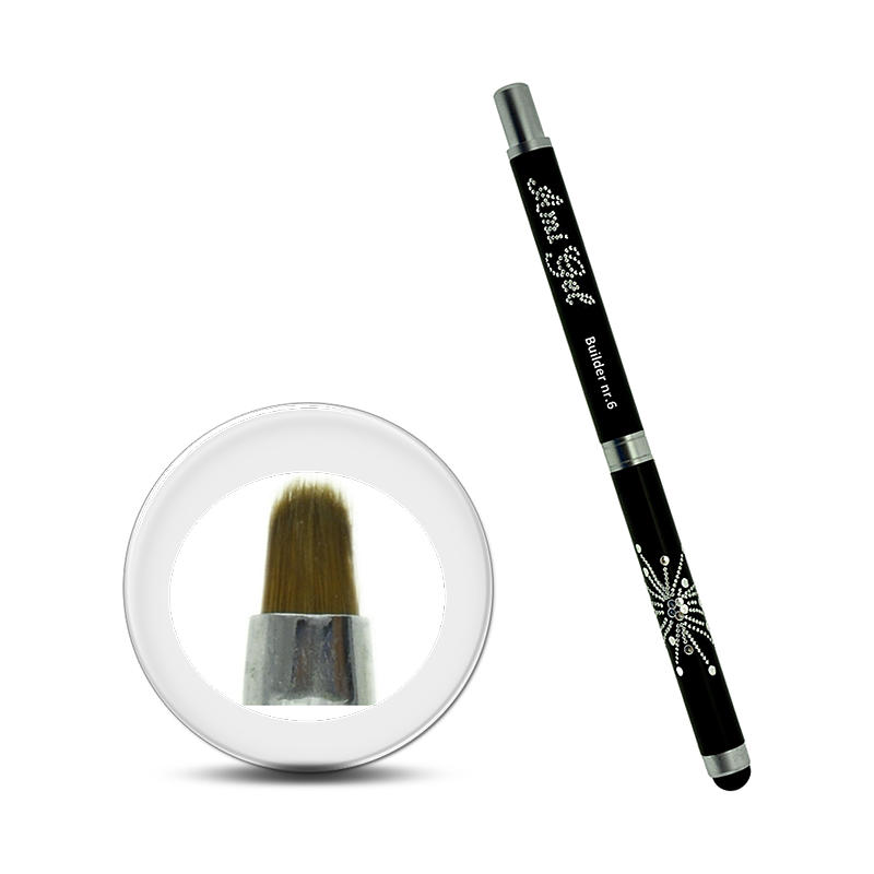 Pensula Gel Kolinsky - Builder Nr.6 - Ami Gel - HNIcosmetice.ro