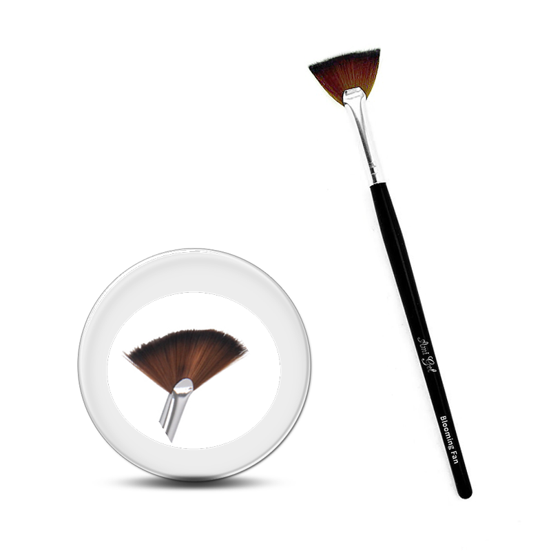 Pensula Gel Special - Blooming Fan - Ami Gel - HNIcosmetice.ro