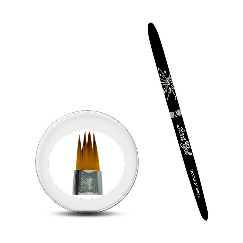 Pensula Gel Taklon - Double M Shape - Ami Gel - HNIcosmetice.ro