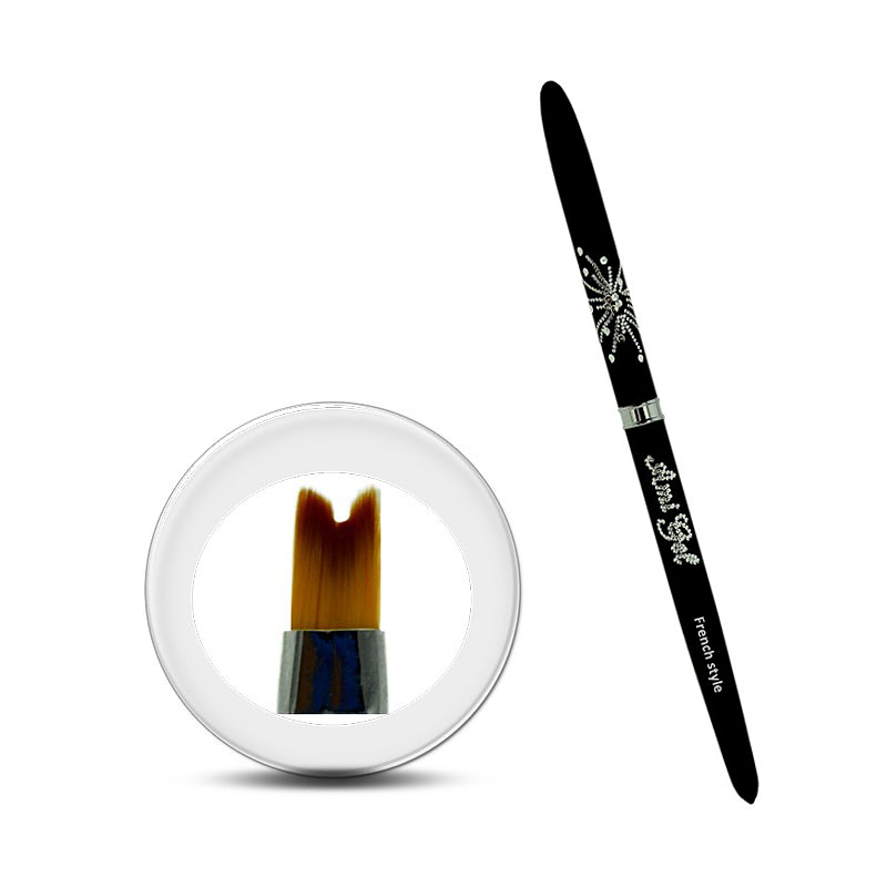 Pensula Gel Taklon - French Style - Ami Gel - HNIcosmetice.ro