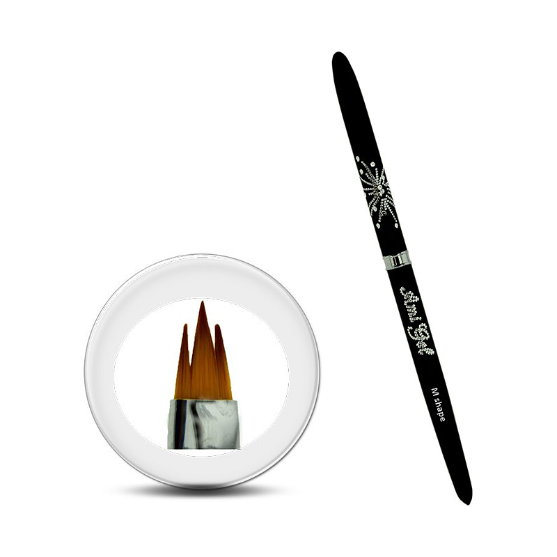 Pensula Gel Taklon - M Shape - Ami Gel - HNIcosmetice.ro