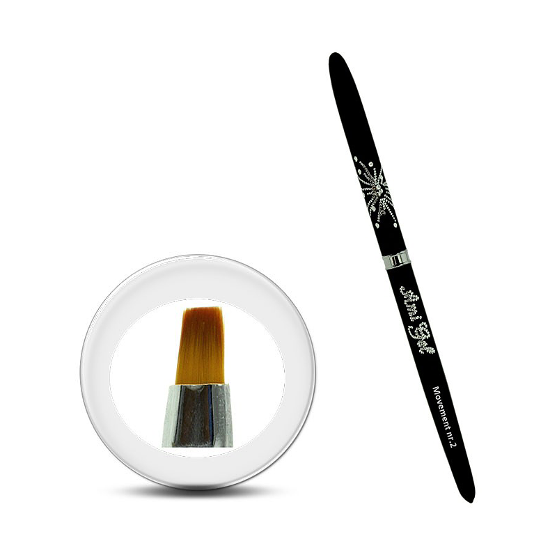 Pensula Gel Taklon - Movement Nr.2 - Ami Gel - HNIcosmetice.ro