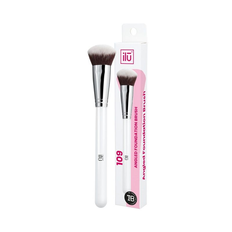 Pensula pentru Fond de Ten - Angled Foundation Brush Nr.109 - Ilu - HNIcosmetice.ro