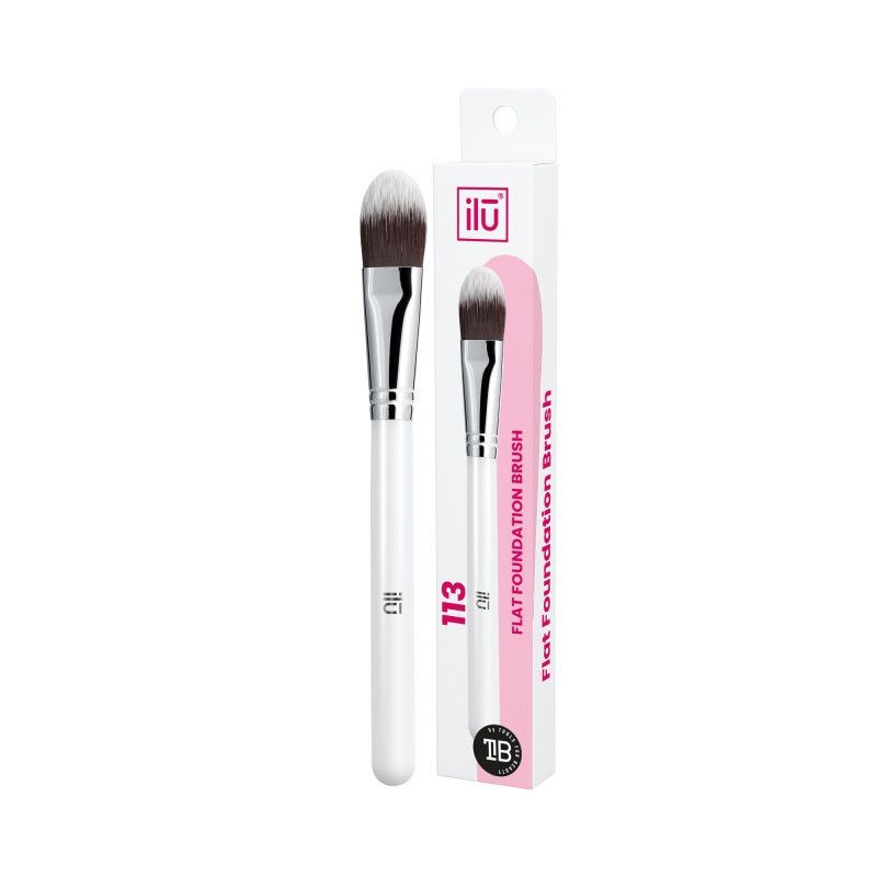 Pensula pentru Fond de Ten - Flat Foundation Brush Nr.113 - Ilu - HNIcosmetice.ro